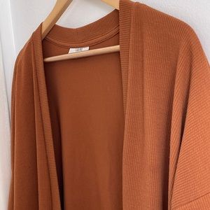 Burnt orange cardigan